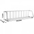 Suport pentru 9 biciclete, demontabil, Otel galvanizat, 283.5 x 67.3 x 74.3 cm [3]