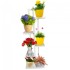Suport pentru flori Vivatechnix VMD-1062, Alb, 40x20x118 cm, 6 polite [6]