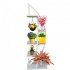 Suport pentru flori Vivatechnix VMD-1063 Arcade, Alb, 50x30x150 cm, 4 polite, demontabil [3]