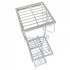 Suport pentru flori Vivatechnix VMD-1064, Alb, 50x22x105 cm, picioare reglabile [5]