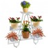 Suport pentru flori Vivatechnix VMD-1065, Alb, 81x22x77 cm, 5 polite [2]