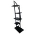Suport pentru flori Vivatechnix VMD-1071 Arcade, Negru, 50x30x150 cm, 4 polite, demontabil [3]