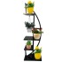 Suport pentru flori Vivatechnix VMD-1071 Arcade, Negru, 50x30x150 cm, 4 polite, demontabil [5]