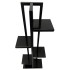 Suport pentru flori Vivatechnix VMD-1072, Negru, 40x20x118 cm, 6 polite [2]