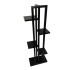 Suport pentru flori Vivatechnix VMD-1072, Negru, 40x20x118 cm, 6 polite [6]