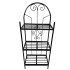 Suport pentru flori Vivatechnix VMD-1073, Negru, 50x30x125 cm, 3 polite, demontabil [3]