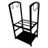 Suport pentru lemne cu 2 polite, Vivatechnix VMD-1027, Metal, Negru, 40x30x74 cm [3]