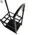 Suport pentru lemne cu 2 polite, Vivatechnix VMD-1027, Metal, Negru, 40x30x74 cm [4]