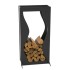 Suport pentru lemne, Krodesign Wave KRO-1154, dimensiune 1100x550x230mm [2]
