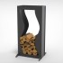 Suport pentru lemne, Krodesign Wave KRO-1154, dimensiune 1100x550x230mm [3]