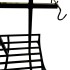 Suport pentru lemne, Vivatechnix VMD-1026, Metal, Negru, 40x62x80 cm [4]