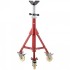 Suport pentru tevi 1/2-12 inch, Portabil, 3 x roti, capacitate 400 kg, Inaltime reglabila 71-131 cm [3]