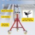 Suport pentru tevi 1/2-12 inch, Portabil, 3 x roti, capacitate 400 kg, Inaltime reglabila 71-131 cm [7]
