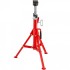 Suport pentru tevi cu cap in V, max 12 inch, Portabil, Inaltime reglabila 71-132 cm, capacitate 2 tone [2]