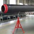 Suport pentru tevi cu cap in V, max 12 inch, Portabil, Inaltime reglabila 71-132 cm, capacitate 2 tone [3]