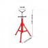 Suport pentru tevi cu cap in V, max 12 inch, Portabil, Inaltime reglabila 71-132 cm, capacitate 2 tone [4]