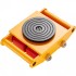 Transportor pivotant Dolly, capacitate 6 Tone, rotatie 360 grade, Otel, roti poliuretan [3]