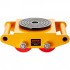 Transportor pivotant Dolly, capacitate 6 Tone, rotatie 360 grade, Otel, roti poliuretan [4]