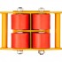 Transportor pivotant Dolly, capacitate 6 Tone, rotatie 360 grade, Otel, roti poliuretan [5]