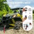 Troliu electric 12V DC, 1.3 CP, capacitate 1814 kg, cablu 12 m, Telecomanda WiFi si cu fir, IP55, pentru ATV [5]