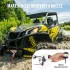 Troliu electric 12V DC, capacitate 1588 kg, Lungime cablu 12 m, Telecomanda fir, IP55, pentru ATV, Franghie sintetica [4]