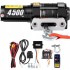 Troliu electric cu franghie sintetica  12V, capacitate 2045 kg, Lungime cablu 13 m, Telecomanda, IP55 [7]