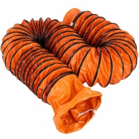 Tubulatura flexibila pentru evacuare aer, Lungime 7.6 m, diametru 25.4 cm, acoperire anti-explozie, impermeabil Tubulatura flexibila pentru evacuare aer, Lungime 7.6 m, diametru 25.4 cm, acoperire anti-explozie, impermeabil