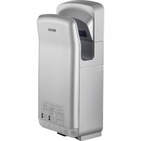 Uscator de maini vertical  Profesional, Argintiu, 2000 W, 100 m/s, timp uscare 8-10 s, ABS, 290 x 220 x 685 mm