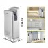 Uscator de maini vertical  Profesional, Argintiu, 2000 W, 100 m/s, timp uscare 8-10 s, ABS, 290 x 220 x 685 mm [6]