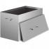 Vas pentru sterilizare conserve, 520.7 x 292.1 x 330.2 mm, 2 x niveluri, Inox alimentar, Capac [2]