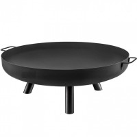 Vatra foc pentru terasa, camping, Vivatechnix Otel Carbon, Diametru 770 mm, Negru, Inaltime 28 cm Vatra foc pentru terasa, camping, Vivatechnix Otel Carbon, Diametru 770 mm, Negru, Inaltime 28 cm