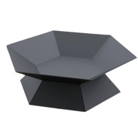 Vatra pentru terasa/gradina, Hexagon Fire Pit KRO-1072, Otel, Negru, diametru 870 mm, grosime 3 mm Vatra pentru terasa/gradina, Hexagon Fire Pit KRO-1072, Otel, Negru, diametru 870 mm, grosime 3 mm