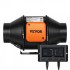 Ventilator evacuare aer pentru tubulatura Vevor Controller 21 W, debit 348 m3/h, IP 44, diametru 100 mm, 29 dB [2]