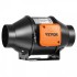 Ventilator evacuare aer pentru tubulatura Vevor Controller 21 W, debit 348 m3/h, IP 44, diametru 100 mm, 29 dB [3]