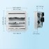 Ventilator evacuare pentru spatii comerciale, sere, depozite, Metal, 27 W, 1250 mÂ³/h, diametru 254 mm [3]
