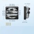 Ventilator evacuare pentru spatii comerciale, sere, depozite, Metal, 70 W, 2900 mÂ³/h, diametru 406 mm, 60 dB, Programator inteligent [2]
