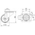 Roata din poliamida pivotanta 80 mm - 100 kg TENTE 3470UVH080P62 [2]