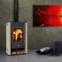  Soba simpla Prity K2-GT negru [2]