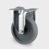 Roata din poliamida ,  fixa 80 mm - 150 kg TENTE 3478UAR080P62 grey