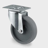Roata din poliamida  pivotanta 80 mm - 150 kg TENTE 3470UAR080P62 grey
