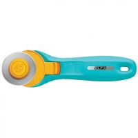 RTY-2/C Aqua albastru - cutit-cutter japonez, lama rotunda de 45 mm, Olfa