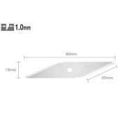 Set CKB-1 - lame japoneze pentru CK-1, 2 bucati, Olfa