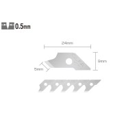 Set COB-1 - lame japoneze, 15 bucati, Olfa
