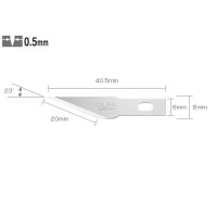 Set KB4-S/5 - lame japoneze decoratiuni, 5 bucati, Olfa