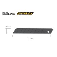 Set MTBB-10B - lame japoneze negre de 12,5 mm, 10 bucati, Olfa