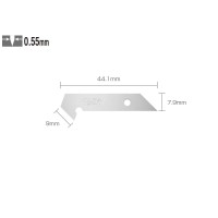 Set PB-450 - lame japoneze taiere plastic, plexglas, textolit, 5 bucati, Olfa