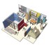 LAX 50 Nivela laser 2 linii in cruce - cu trepied - coloana [3]
