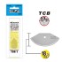Set TCB-1 - lame japoneze semirotunde, 3 bucati, Olfa [2]